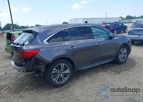 2017 Acura Mdx Technology Package from USA, damaged, VIN 5FRYD4H57HB018151